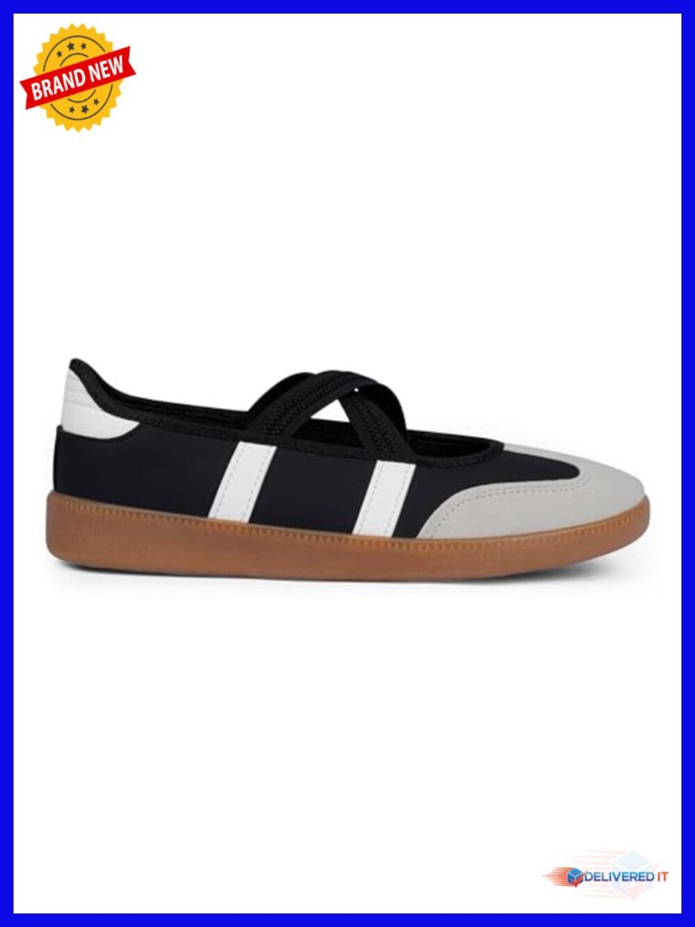 Womens Retro Mary Jane Slip On Sneakers Lightweight Casual Tennis Shoes Faux